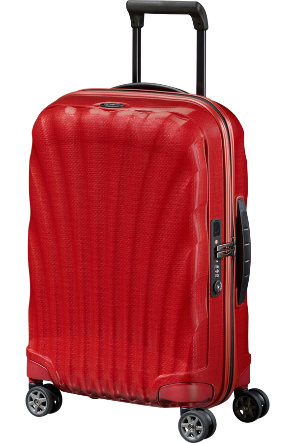 Samsonite C-Lite Spinner Expandable 55cm  Chili červená