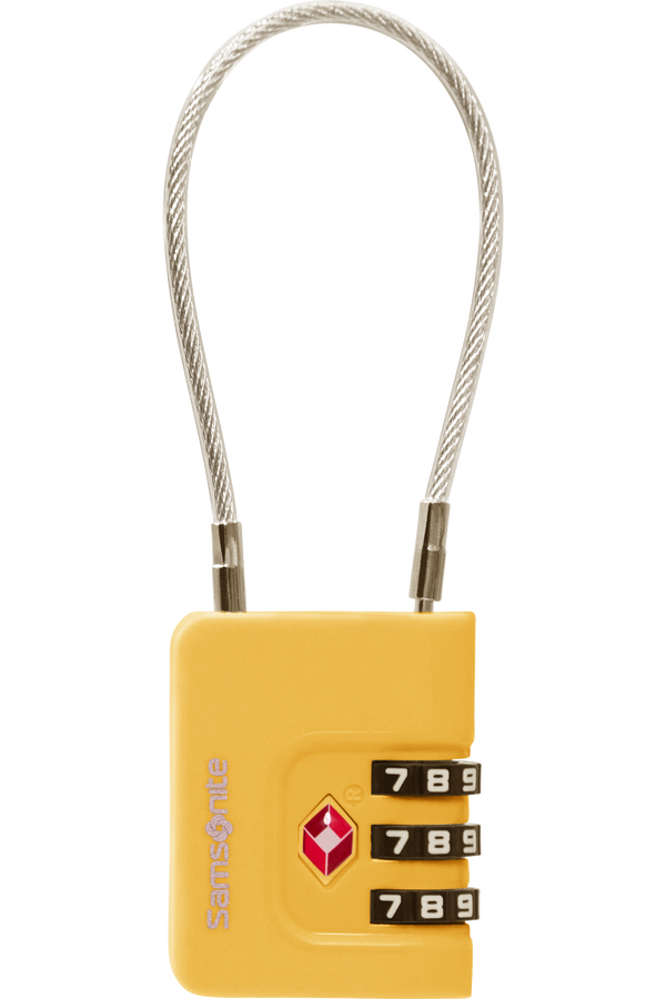 Samsonite Ta Revolution Cablelock 3 dial TSA  Žlutá