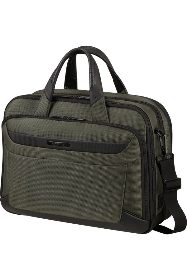 Samsonite Pro-Dlx 6 Bailhandle Expandable 15.6'  Zelená