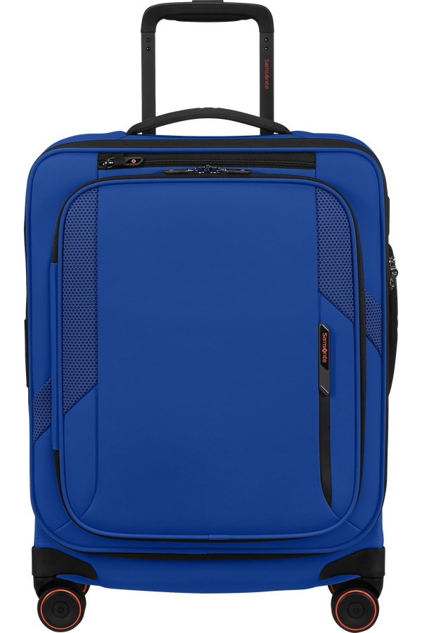 Samsonite Glazed Spinner Expandable 55cm  Elektrick&aacute; modr&aacute;
