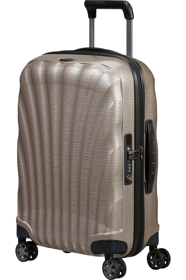 Samsonite C-Lite Spinner Expandable 55cm  Slonovinov&aacute; zlat&aacute;
