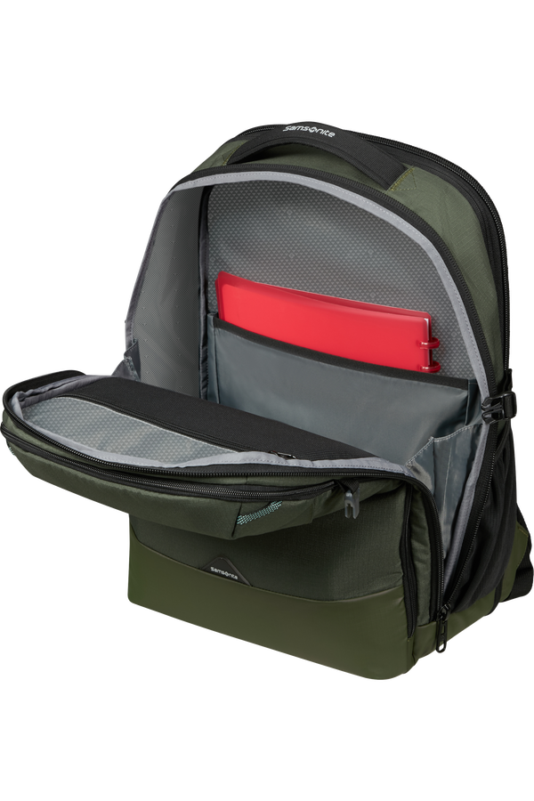 Samsonite Roadseeker Laptop Backpack Expandable L  Tmavě olivov&aacute; zelen&aacute;