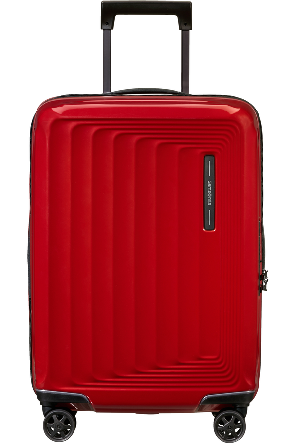 Samsonite Nuon Spinner Expandable 55cm  Metalická červená