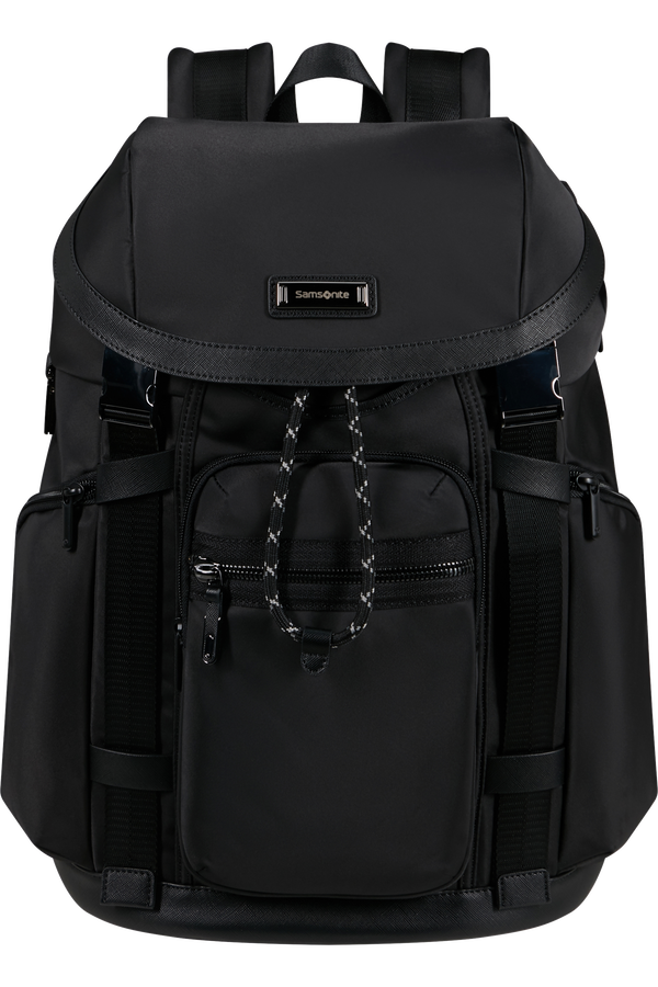 Samsonite Relyon Backpack M 15.6'' with flap  Čern&aacute;