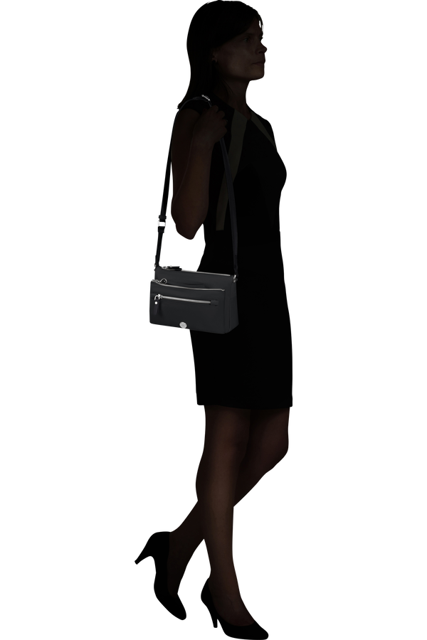 Samsonite Karissa Evo Shoulder Bag + Pouch  Čern&aacute;