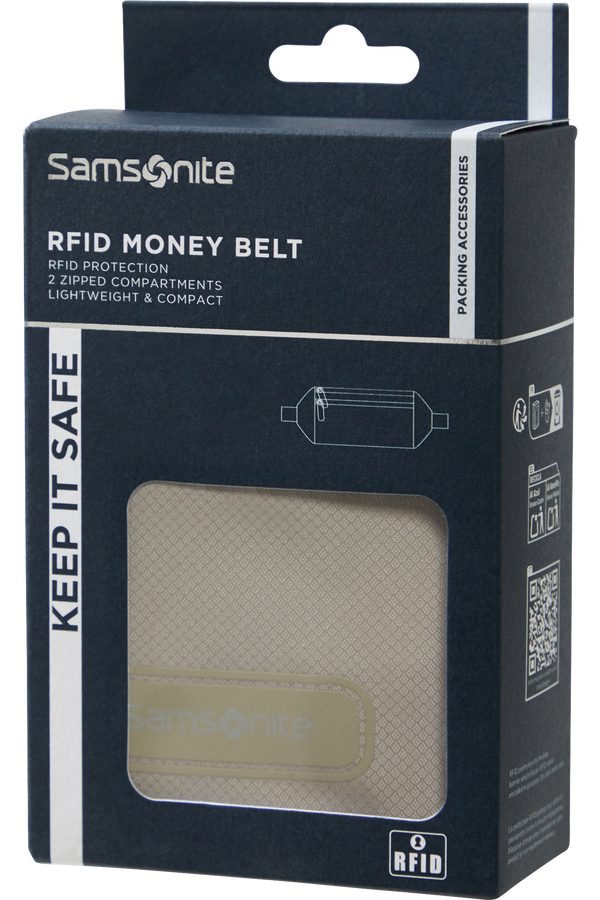 Samsonite Ta Revolution RFID Money Belt  Tmavě &scaron;ed&aacute;