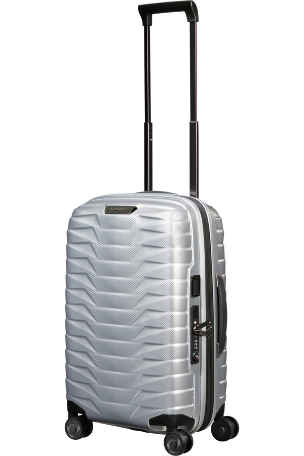 Samsonite Proxis Spinner Expandable Length 35cm 55cm  Stříbrná