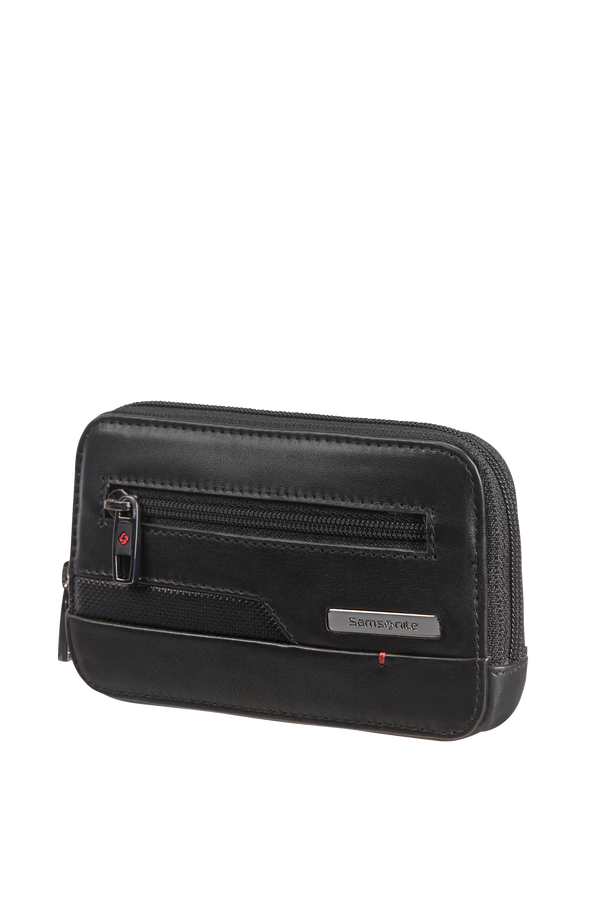 Samsonite Pro-Dlx 5 Slg 524-Z Round Key Pouch+2R Černá Samsonite Pro-Dlx 5 Slg 524-Z Round Key Pouch+2R Černá