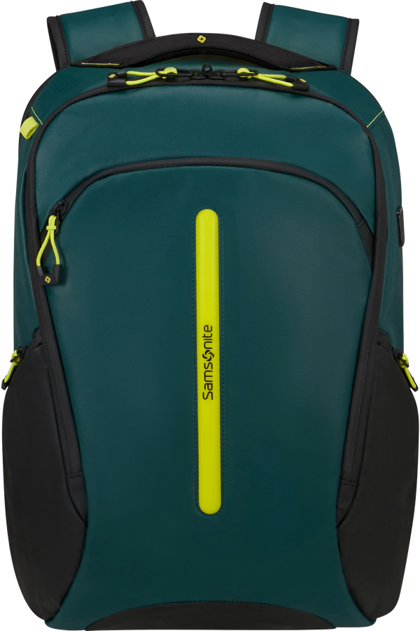 Samsonite Ecodiver URBAN LAP. BACKPACK M USB  Dark Teal/Lime