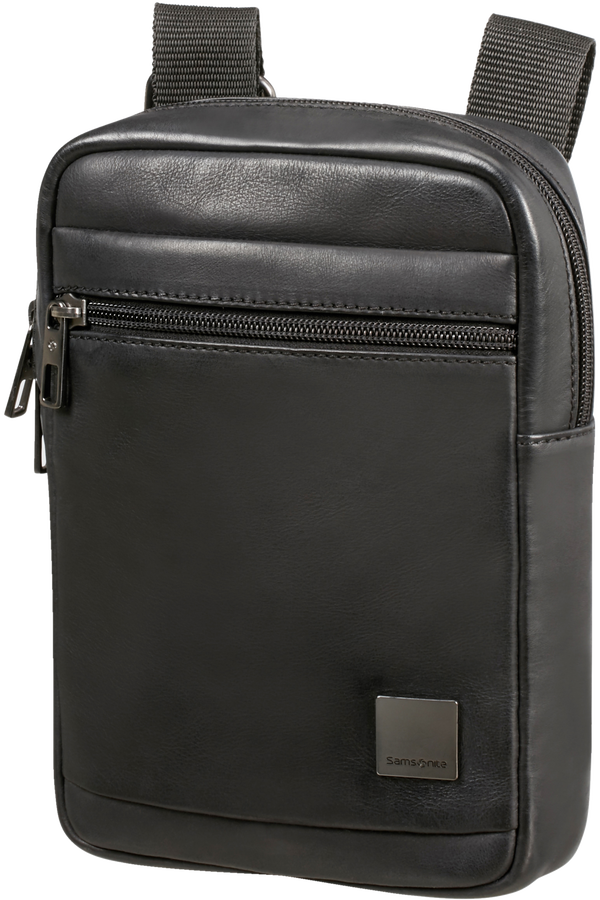 Samsonite Hip-Square Lth Crossover S Černá Samsonite Hip-Square Lth Crossover S Černá