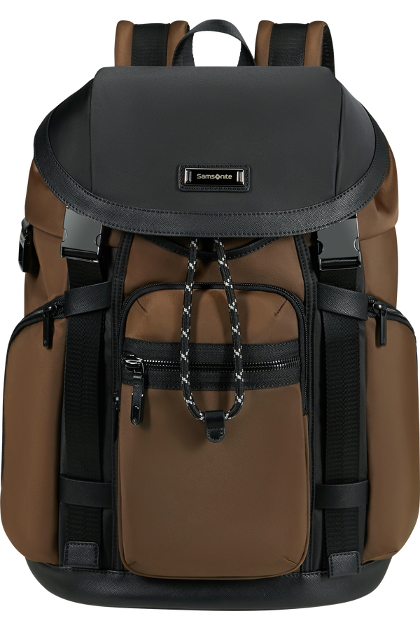Samsonite Relyon Backpack M 15.6'' with flap  Hnědá
