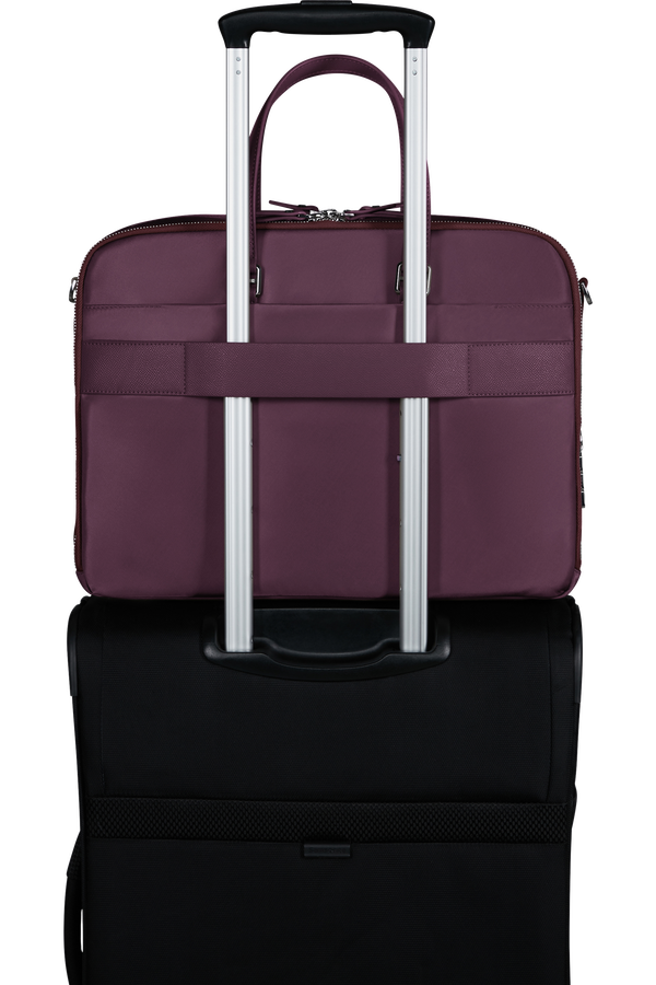 Samsonite Karissa Evo Bailhandle 15.6' 2 Comp  Vínová červená Samsonite Karissa Evo Bailhandle 15.6' 2 Comp  Vínová červená
