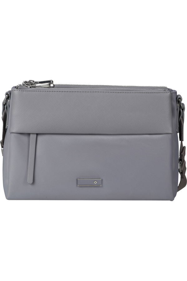 Samsonite Zalia 3.0 H.Shoulder Bag 3 Comp  Stříbrná šedá