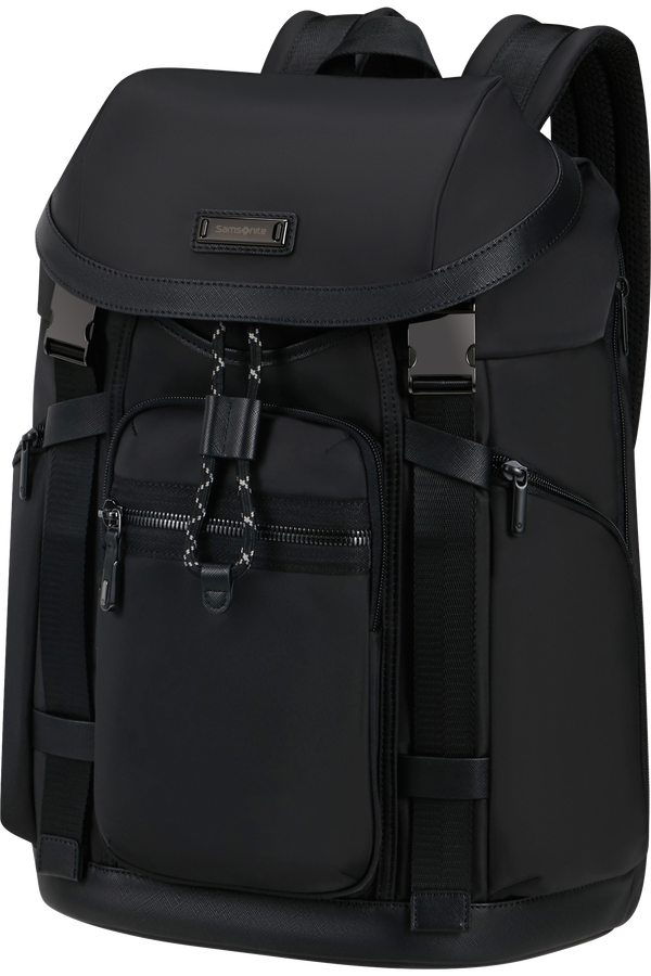 Samsonite Relyon Backpack M 15.6'' with flap  Čern&aacute;