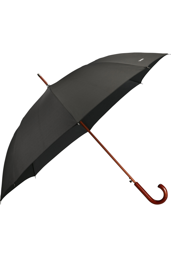 Samsonite Wood Classic S Stick Man Auto Open  Čern&aacute;