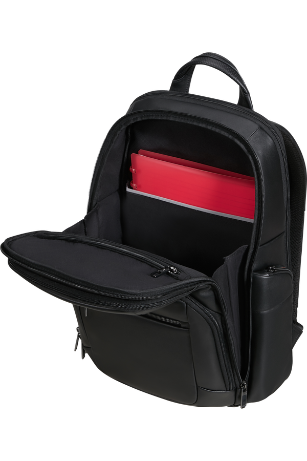 Samsonite Pro-Dlx 6 Leather Backpack 15.6'  Černá Samsonite Pro-Dlx 6 Leather Backpack 15.6'  Černá
