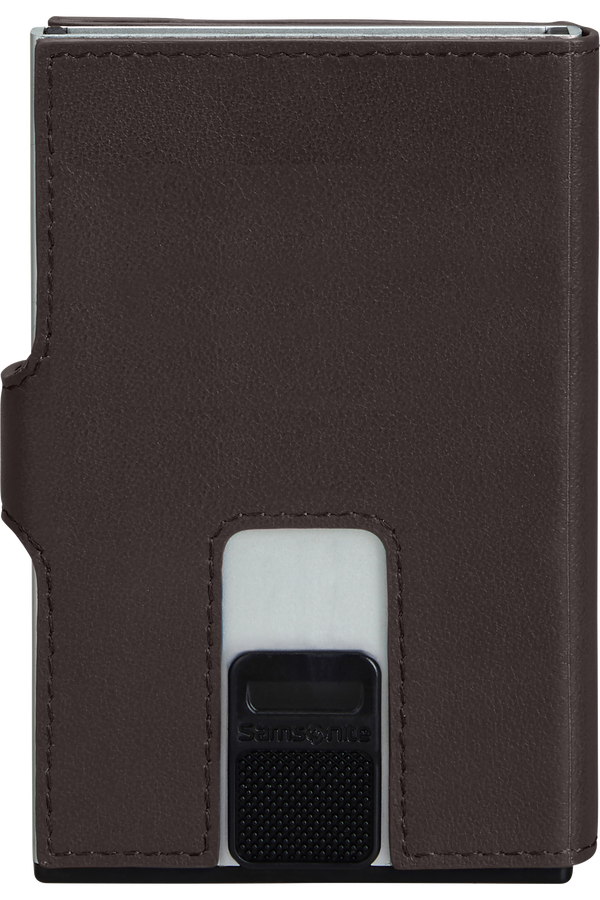 Samsonite Alu Fit 202 - Slide-up Wallet  Tmavě hnědá
