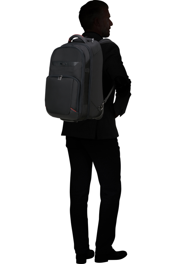 Samsonite Pro-DLX 6 Laptop Backpack with Wheels  17.3inch Černá Samsonite Pro-DLX 6 Laptop Backpack with Wheels  17.3inch Černá