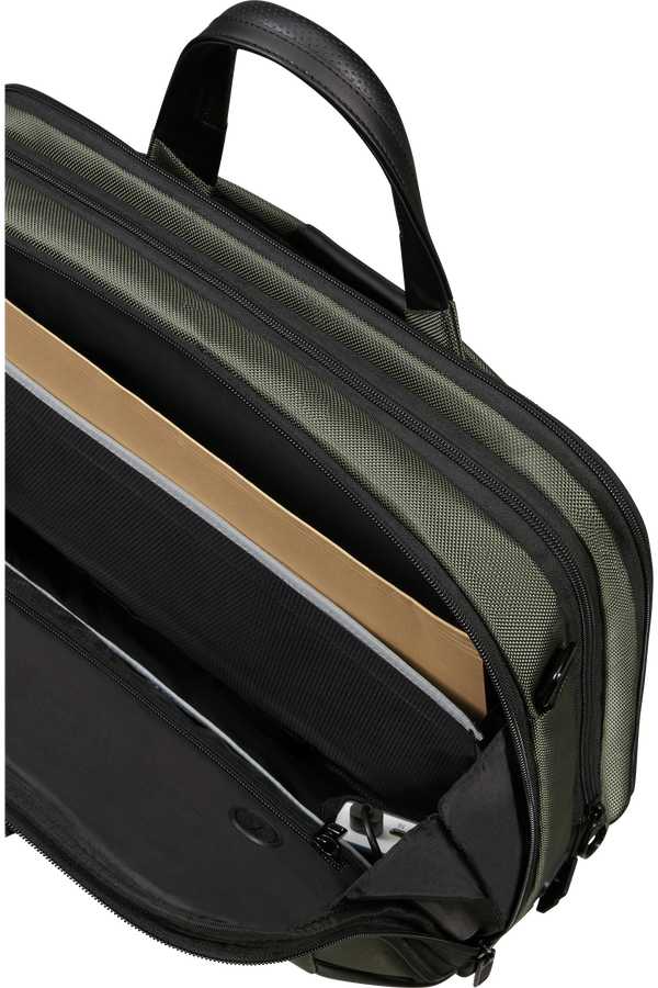 Samsonite Pro-Dlx 6 Bailhandle Expandable 15.6'  Zelená