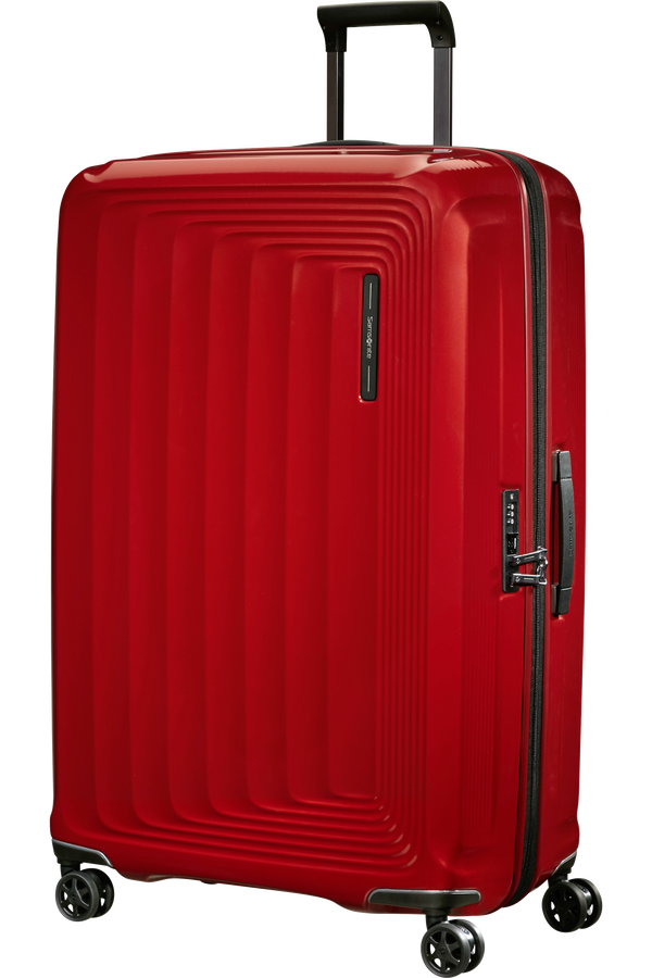 Samsonite Nuon Spinner Expandable 81cm  Metalická červená