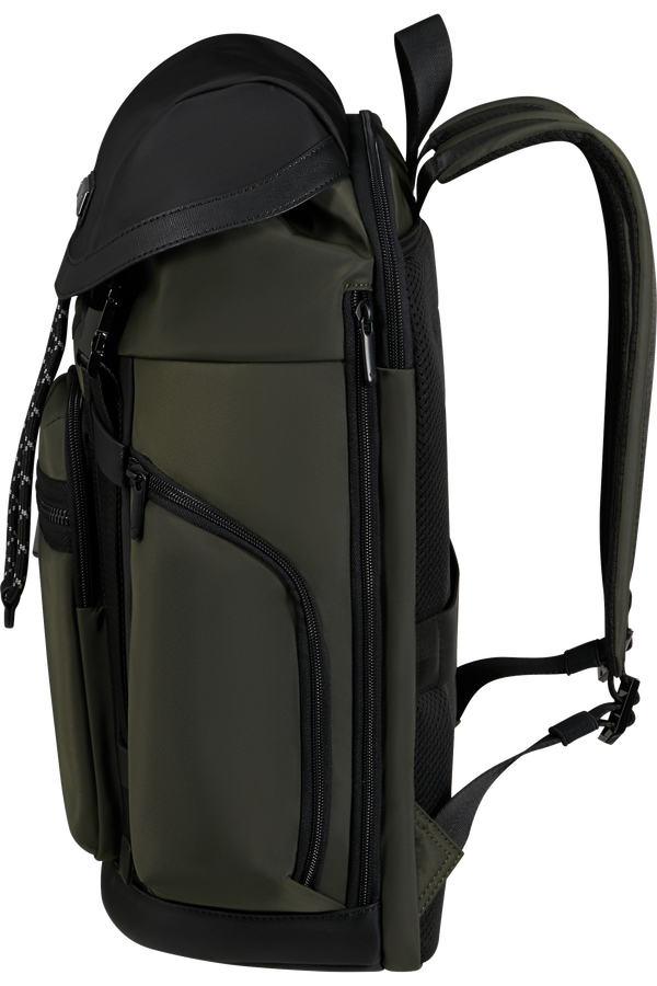 Samsonite Relyon Backpack M 15.6'' with flap  Zelená