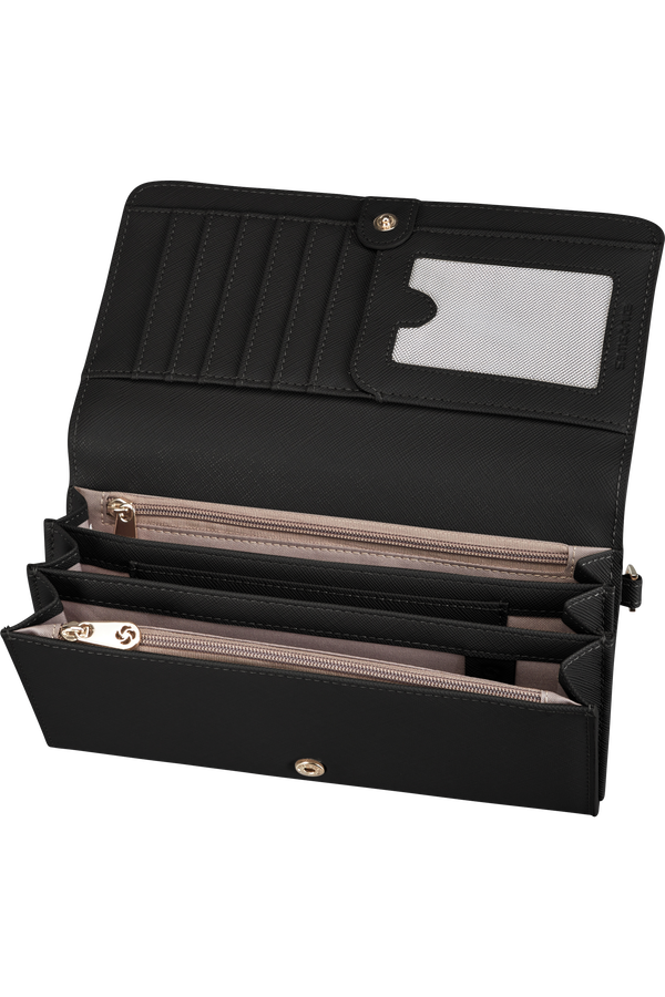 Samsonite My Samsonite Slg L W 14cc+2w+2z Coin  Černá