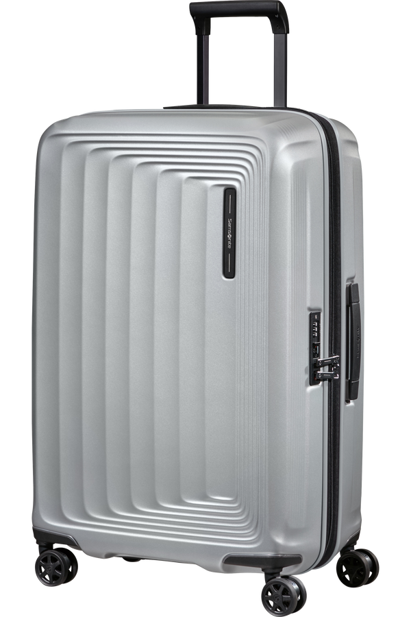 Samsonite Nuon Spinner Expandable 69cm  Matná stříbrná