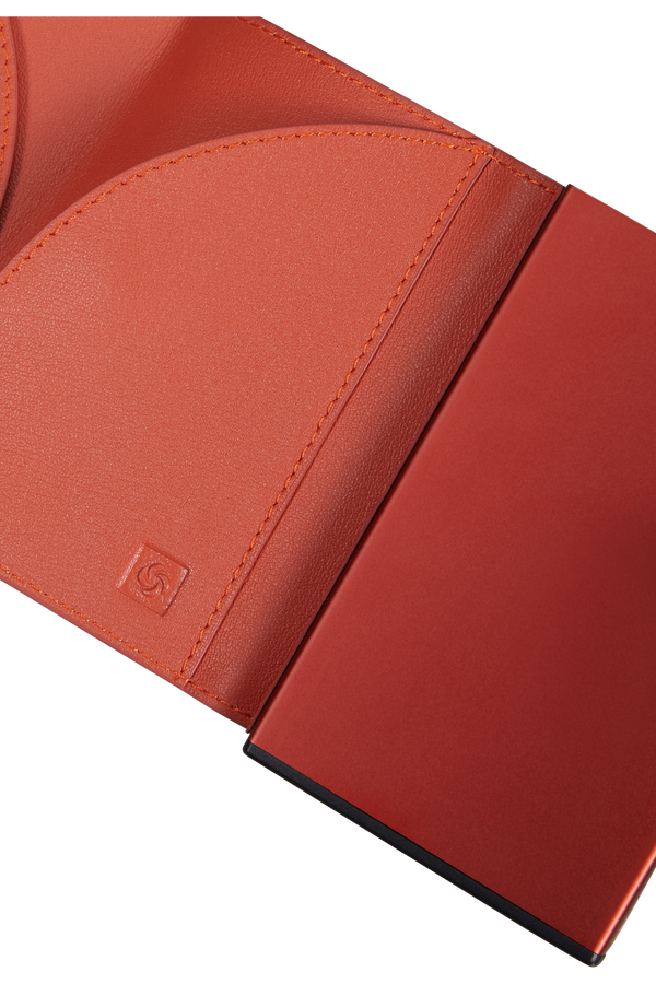 Samsonite Alu Fit 202 - Slide-up Wallet  Oranžová