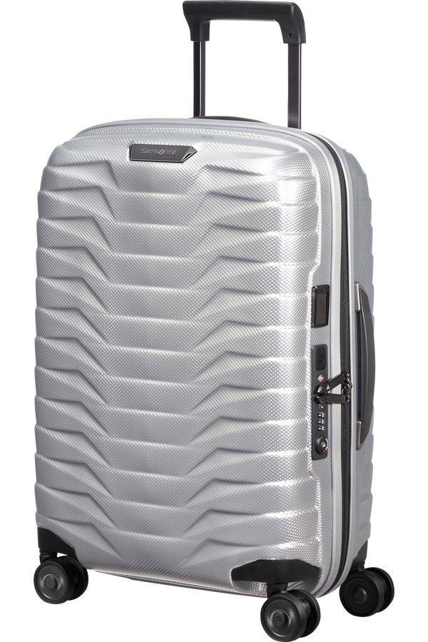 Samsonite Proxis Spinner Expandable 55cm  Stř&iacute;brn&aacute;