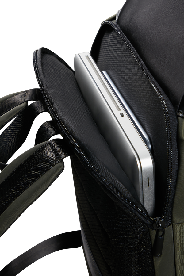 Samsonite Relyon Backpack M 15.6'' with flap  Zelená