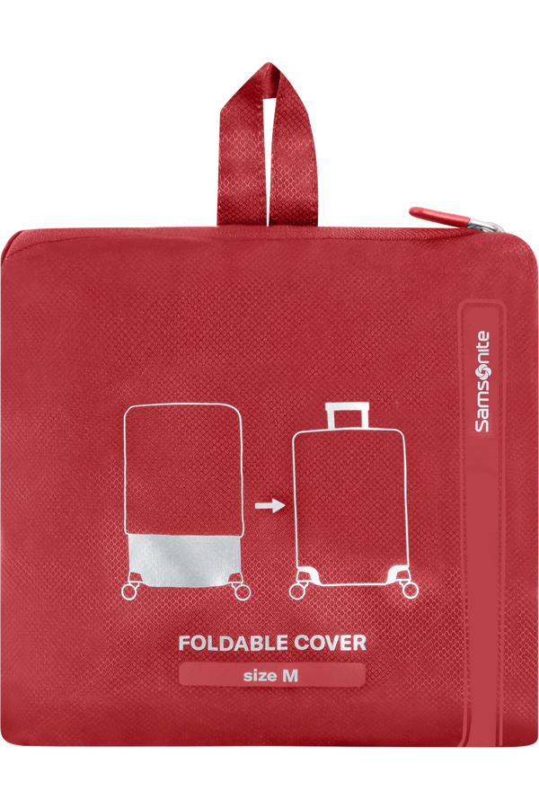 Samsonite Ta Revolution Foldable Luggage Cover M  Červená