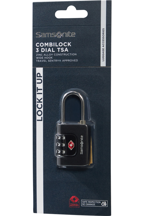 Samsonite Ta Revolution Combilock 3 dial TSA  Čern&aacute;