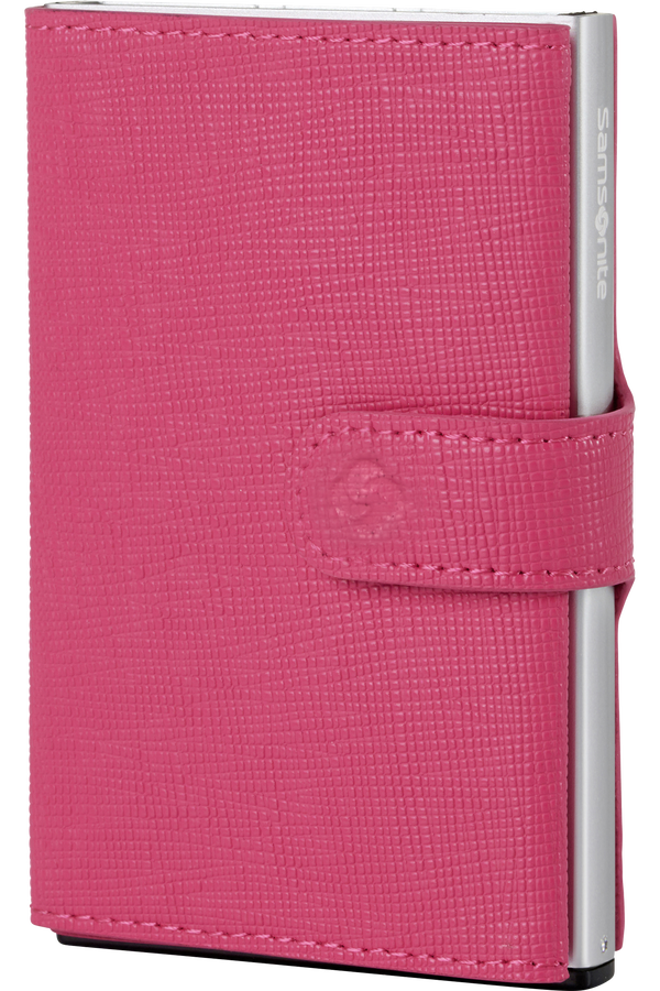 Samsonite Alu Fit 202 - Slide-up Wallet  Fuchsiová