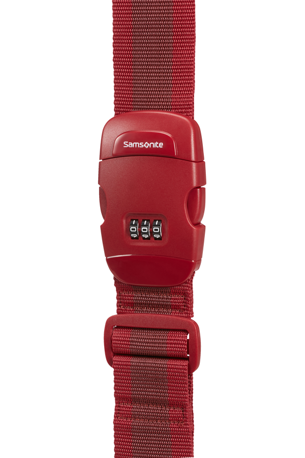 Samsonite Global Ta Luggage Strap/Lock Červená Samsonite Global Ta Luggage Strap/Lock Červená