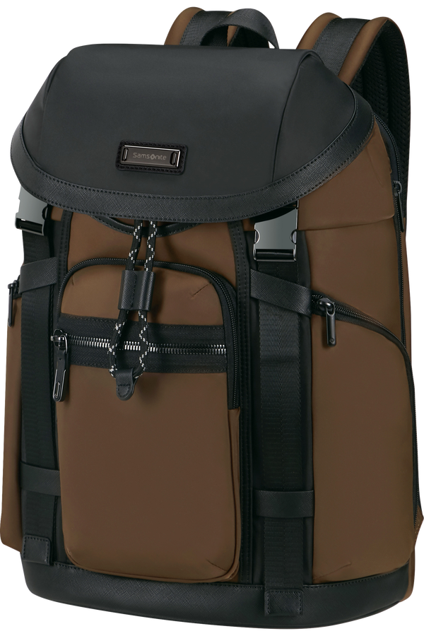 Samsonite Relyon Backpack M 15.6'' with flap  Hnědá