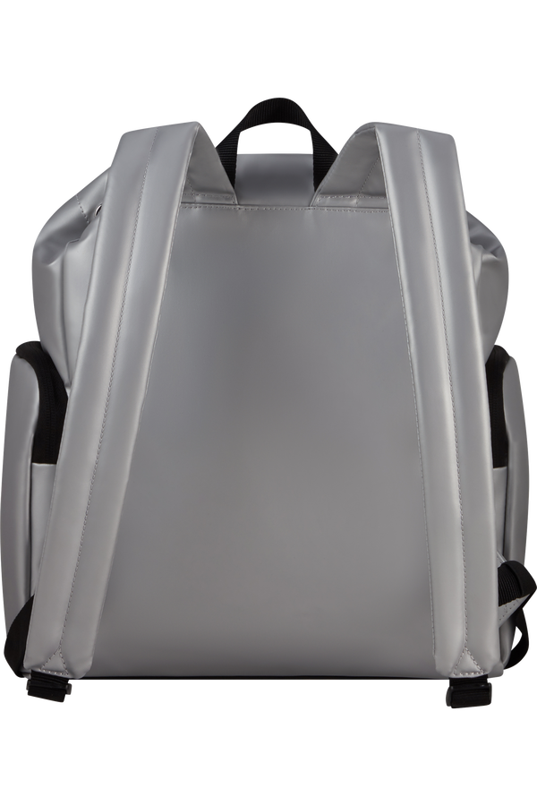 Samsonite Wander Last Backpack 3PKT 1 Buckle  Metalická stříbrná