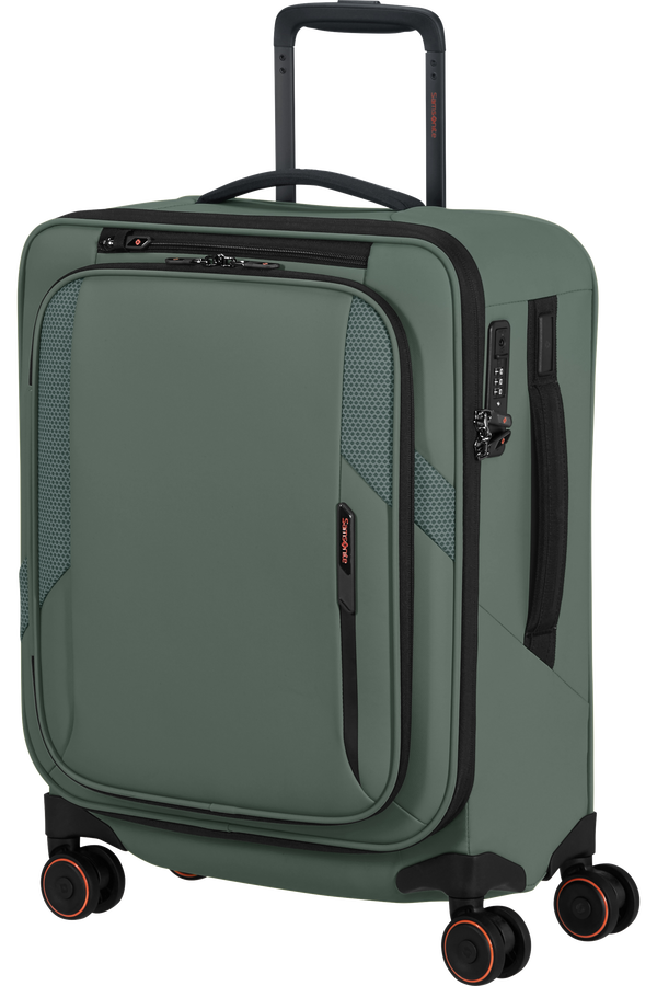 Samsonite Glazed Spinner Expandable 55cm  &Scaron;edo-zelen&aacute;