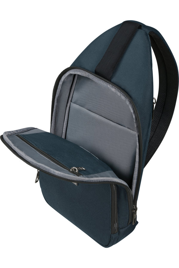 Samsonite Sacksquare Sling Bag M  Modr&aacute;