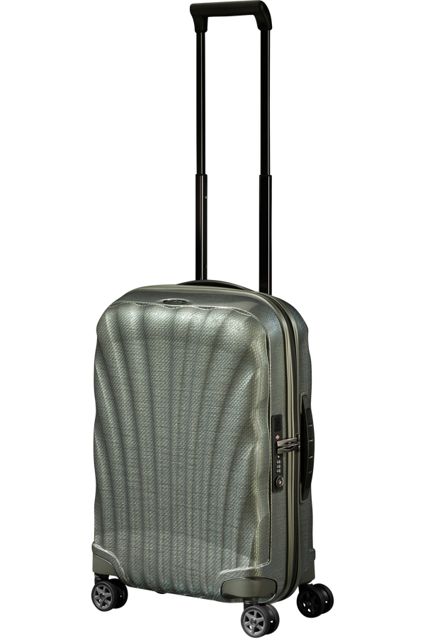 Samsonite C-Lite Spinner Expandable 55cm  Metalická zelená