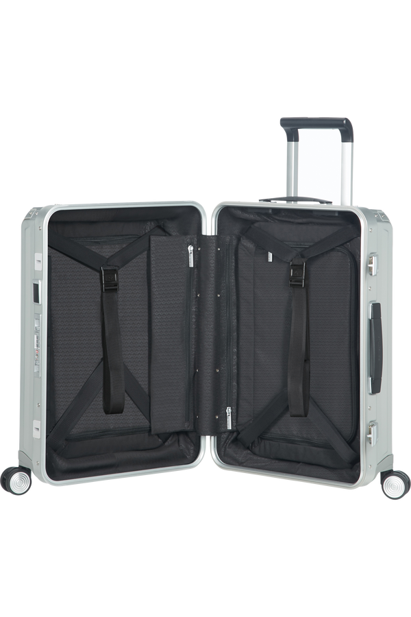 Samsonite Lite-Box Alu Spinner 55cm  Hlíníková stříbrná