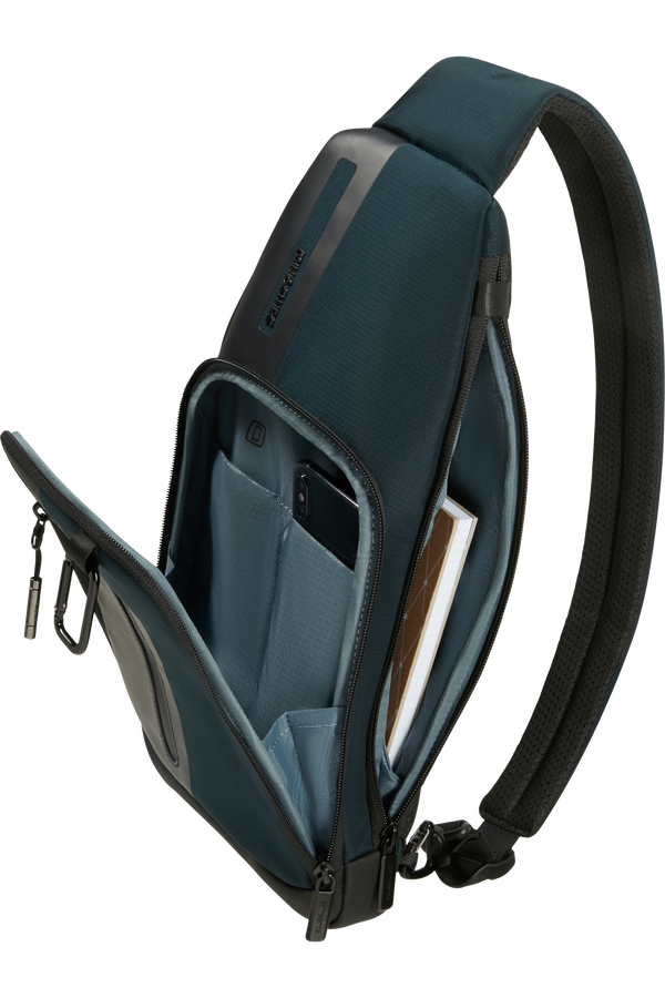 Samsonite Biz2go Slingbag M  Tmavě modr&aacute;
