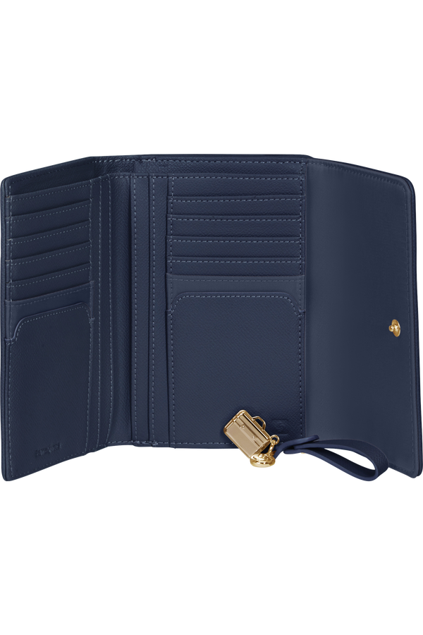 Samsonite Karissa 2.0 Slg 303 - L W 12CC+ZIP EXT M  Půlnoční modrá