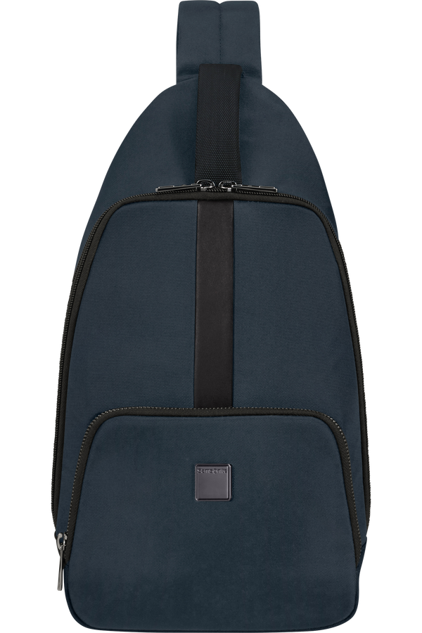 Samsonite Sacksquare Sling Bag M  Modrá