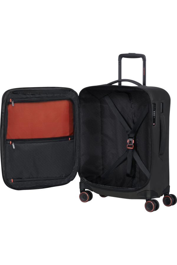 Samsonite Glazed Spinner Expandable 55cm  Čern&aacute;