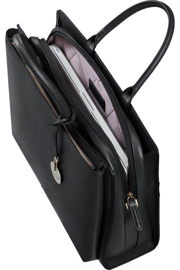 Samsonite Roundtheclock Tote 14.1' M  Černá Samsonite Roundtheclock Tote 14.1' M  Černá
