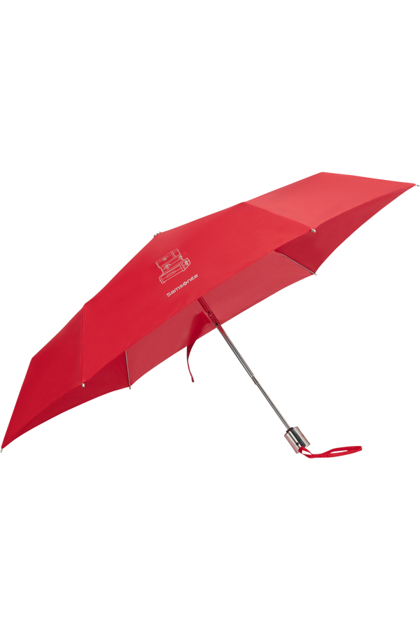Samsonite Karissa Umbrellas 3 Sect. Auto O/C Slim  Formula Red