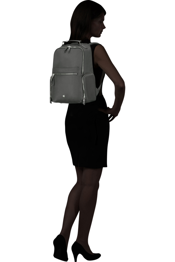 Samsonite Karissa Evo Round Backpack 15.6'  Gunmetal Green Samsonite Karissa Evo Round Backpack 15.6'  Gunmetal Green