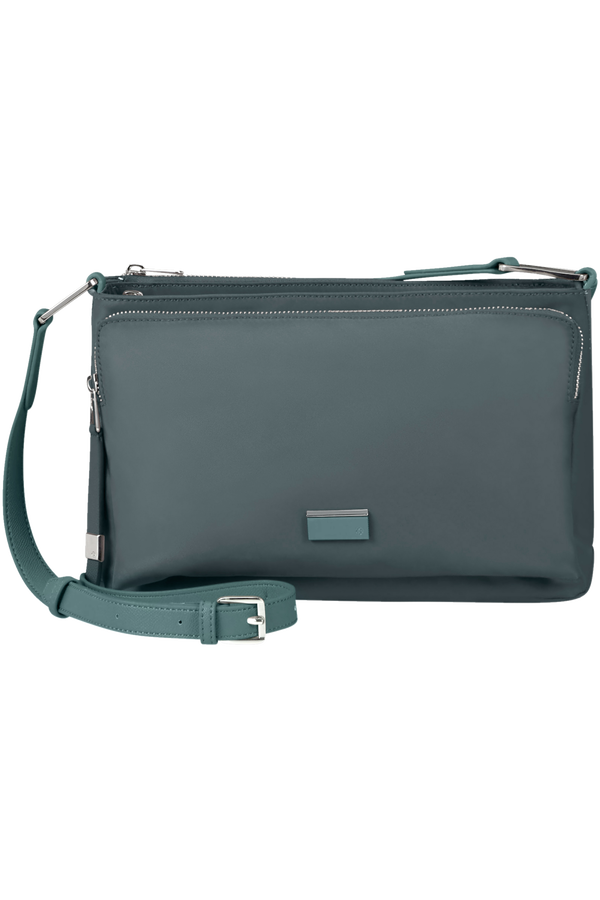 Samsonite Be-Her H. Shoulder Bag M 3 Comp  Petrol Grey