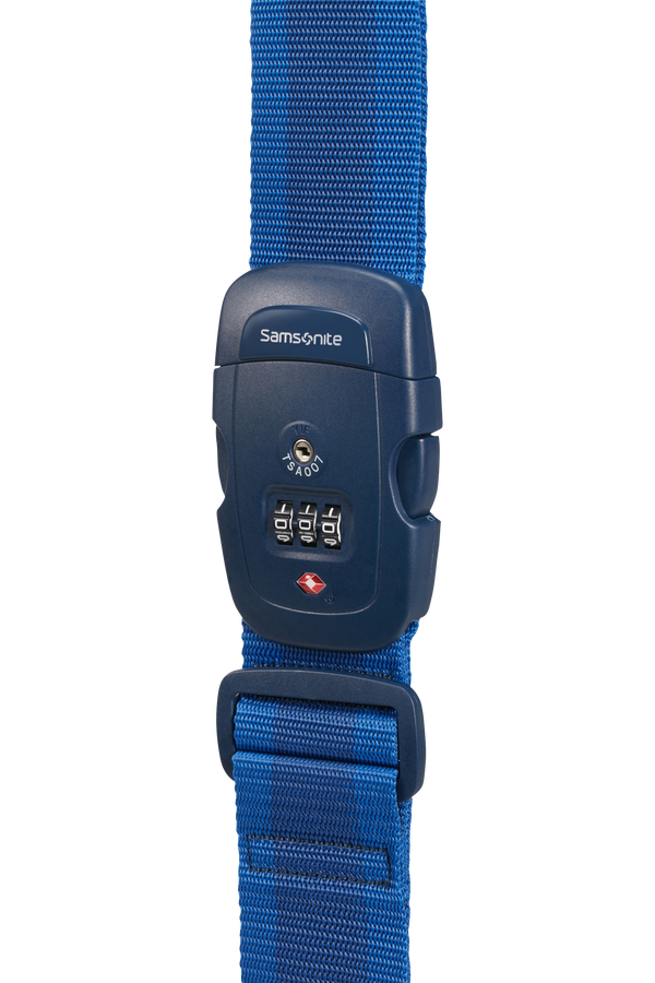 Samsonite Global Ta Luggage Strap/TSA Lock Půlnoční modrá
