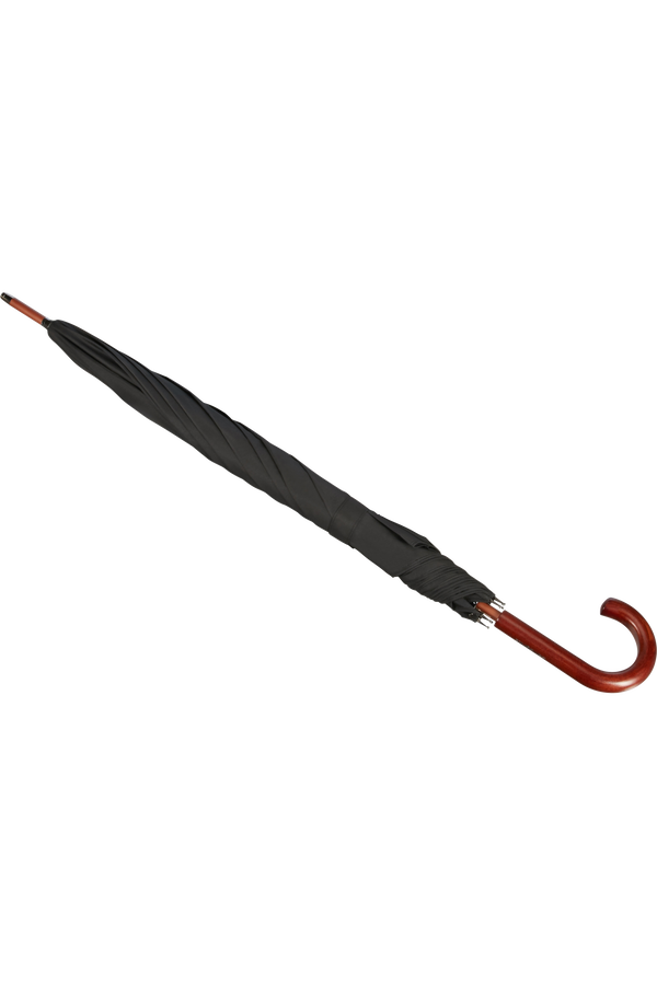 Samsonite Wood Classic S Stick Man Auto Open  Čern&aacute;